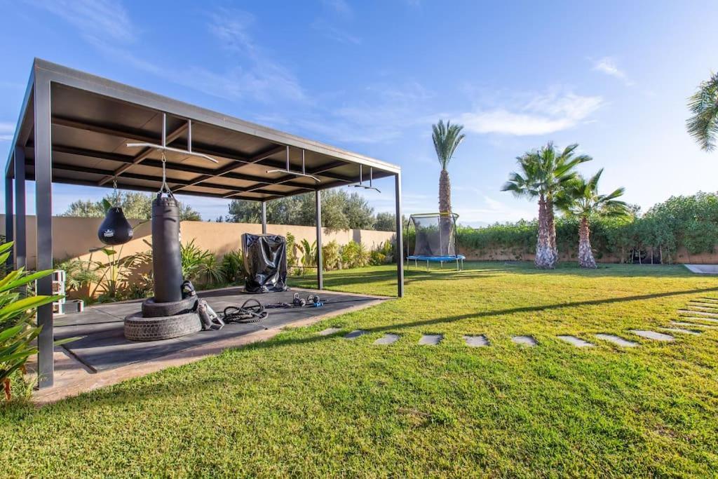 Villa Hawai, Ss Vis A Vis Avec Espace De Sport , Piscine Chauffee Marrakesh Exteriör bild