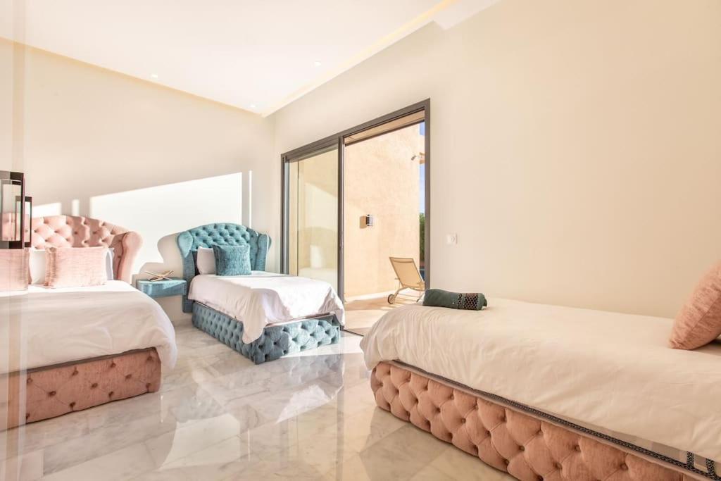 Villa Hawai, Ss Vis A Vis Avec Espace De Sport , Piscine Chauffee Marrakesh Exteriör bild